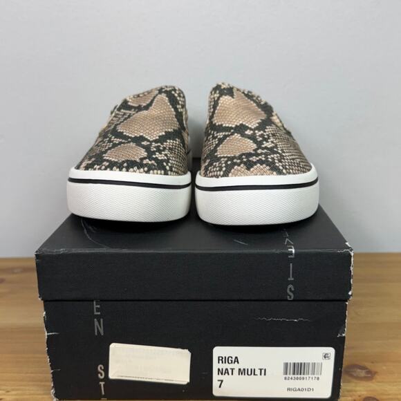 New Steven Riga Snake Print Slip On Sneakers Women's Size 7 - Picture 11 of 11